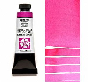 Farba akwarelowa Daniel Smith 198 Opera Pink extra fine watercolours seria 1 15 ml
